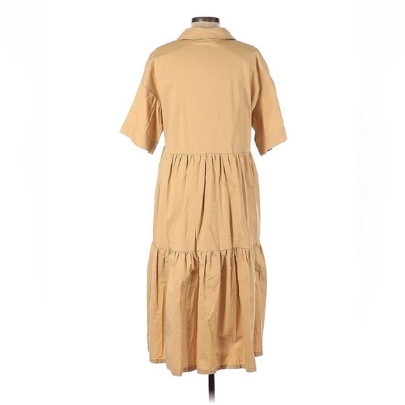 &merci | Button Down Tiered Dress - Picture 3 of 8